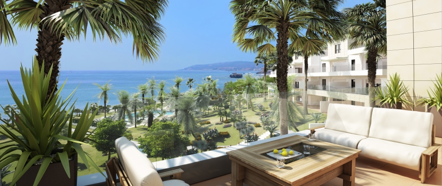 Brand new beachfront apartments and penthouses in Estepona